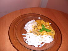 Fot. borniak78, kurczak curry z pieczarkami w mleczku kokosowym