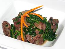 Fot. evita0007, Wątróbka z cebulka i szpinakiem