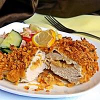 Chrupiące piersi serowo - musztardowe