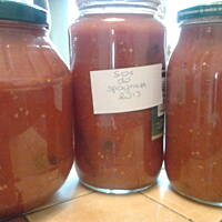 Sos do spaghetti na zimę