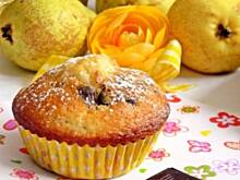 Fot. Mloda, Muffiny z gruszkami i czekoladą