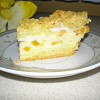 Serniczek z brzoskwiniami