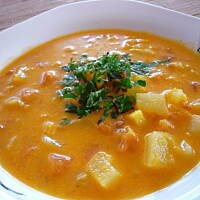 Zupa z darów jesieni z tajską nutą