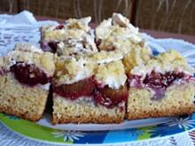 Fot. Anna Z, Ciasto ze śliwkami, bezą i kruszonką