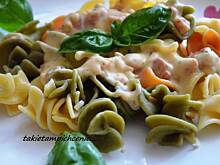 Fot. makusia, Carbonara na kolorowych świdrach