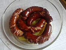 Fot. pwyso, zapiekane kiełbaski