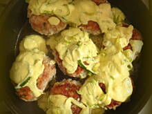 Fot. oczko, Kotleciki w sosie śmietankowo porowym