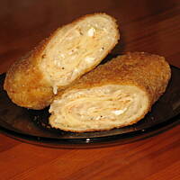 Krokiety z kapustą i twarogiem