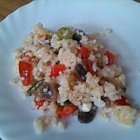 Sałatka ryżowa "odkurzacz"