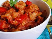 Fot. joana30, Wegetariańskie leczo z kotlecikami sojowymi