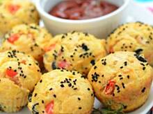 Fot. olusia23, Pikantne, wytrawne muffinki z papryką i czarnuszką