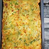 Lasagne ze szpinakiem i boczkiem