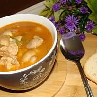 Gulasz mięsno-grzybowy