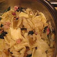 Łazanki z naleśników zapiekane na słodko