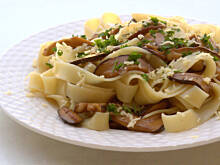 Fot. Barb82, Tagiatelle z grzybami leśnymi