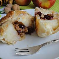 Jabłka pieczone w cieście francuskim