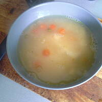 pierś z marchewką i groszkiem