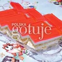 Ciasto z krakersami i galaretką