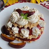 Deser z musem śliwkowym