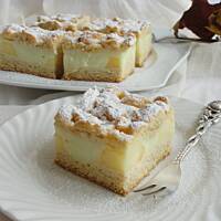 Ciasto jabłkowo-budyniowe