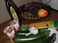 Fot. Anna Latala, Cukinia z makaronem w sosie śmietanowym