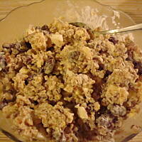 Piątkowa sałatka z kaszą i jajkiem