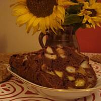 Ciasto kakaowe z jabłkami