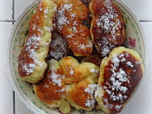 Fot. oczko, Racuchy drożdźowe z budyniem