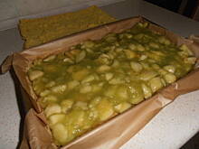 Fot. 2milutka, Szarlotka na biszkopcie z bitą śmietaną