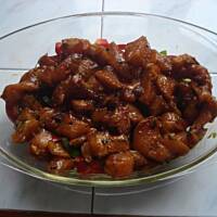 Kurczak  w majonezie z papryką i cebulką