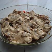 Kurczak  w majonezie z papryką i cebulką