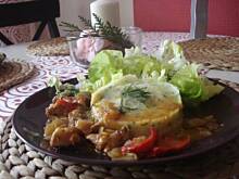 Fot. romaroza, Kurczak  w majonezie z papryką i cebulką