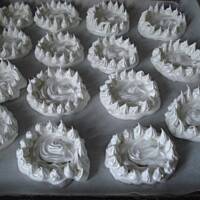 Beziki z kremem kawowo- kakaowym