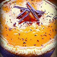 Jesienny placek dyniowo-pomarańczowy