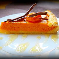 Jesienny placek dyniowo-pomarańczowy