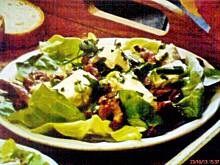 Fot. basiaaa, Grzyby z sałatą i serem