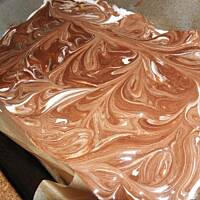 Sernik gotowany,brzoskwiniowy.