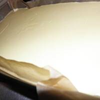 Sernik gotowany,brzoskwiniowy.