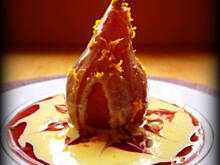 Fot. kocurek28, Aromatyczna gruszka w winie z sosem pomarańczowym