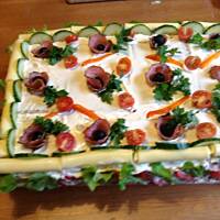 Tort kanapkowy (chlebowy )duży