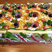 Tort kanapkowy (chlebowy )duży