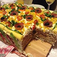 Tort kanapkowy (chlebowy )duży