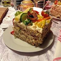 Tort kanapkowy (chlebowy )duży