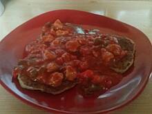 Fot. Monique88, Śląskie placki kartoflane z węgierskim gulaszem