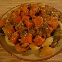 Sos z grzybami i dynią