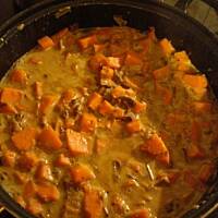 Sos z grzybami i dynią