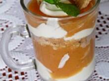 Fot. Anna Z, Deser jogurtowy z brzoskwiniami