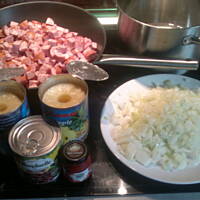 fasolka z kiełbasą