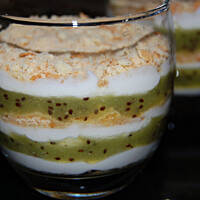 Deser szklankowy z kiwi