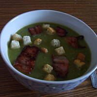 Krem fasolowy z boczkiem